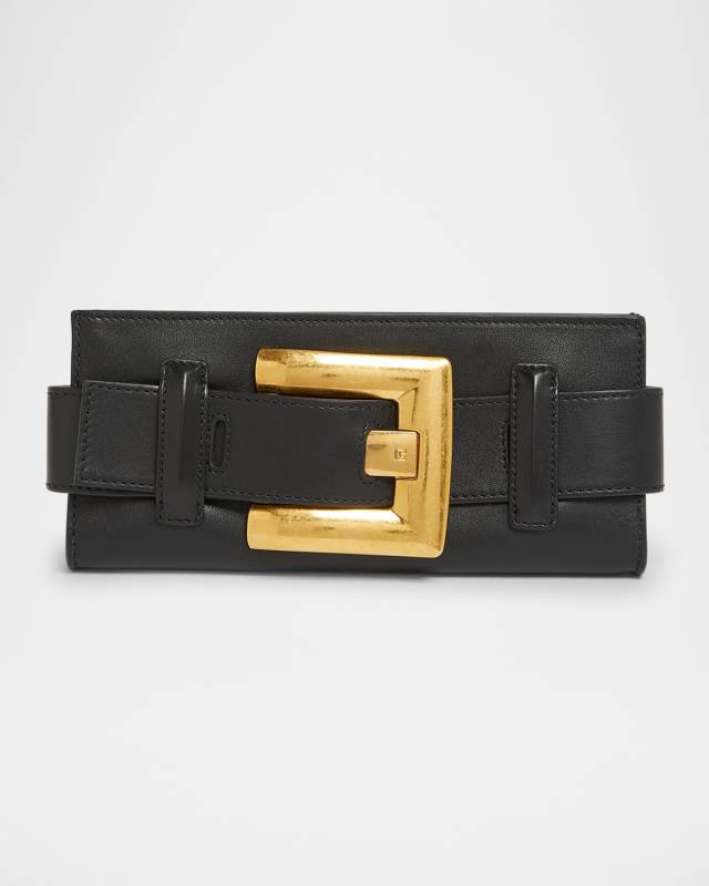 Anthem Belted Pouch Bag in Calfskin